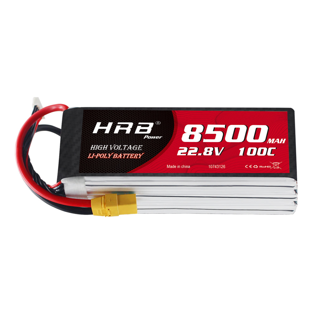 HRB 6S 22.8V 8500mAh HV Lipo Battery
