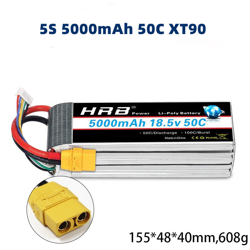 HRB 18.5V 5S 5000mAh 50C Lipo battery for RC Car Truck Helis Boat