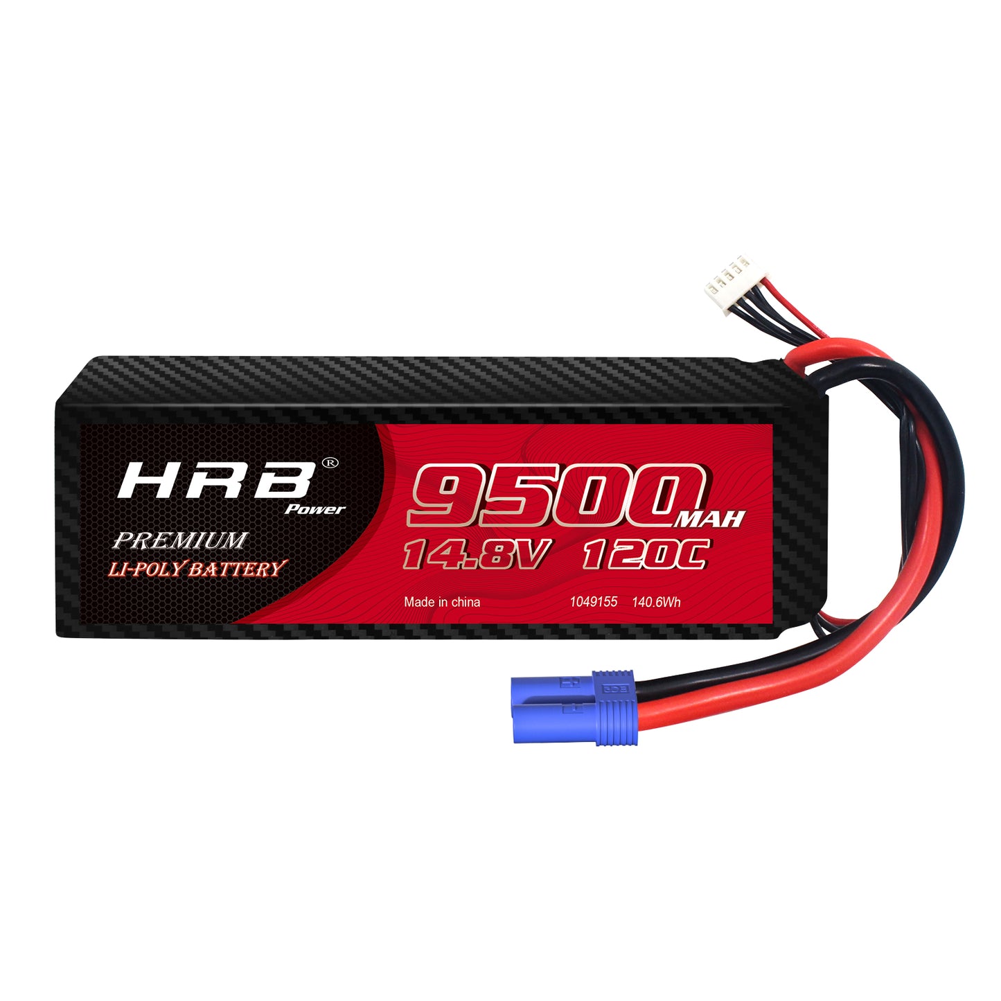 HRB 14.8V 4S LiPO Battery 9500mAh 120C for RC Car X-Maxx V2 UDR Car Truck