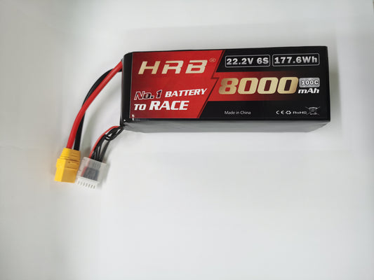 HRB 6S 22.2V 8000mAh 100C  Oil Based  Disc Lipo Battey