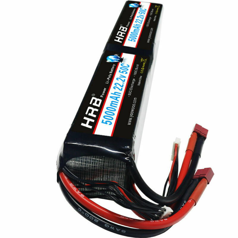 HRB 12S 5000mAh 50C Lipo battery 10AWG with EC5/XT90 Connector