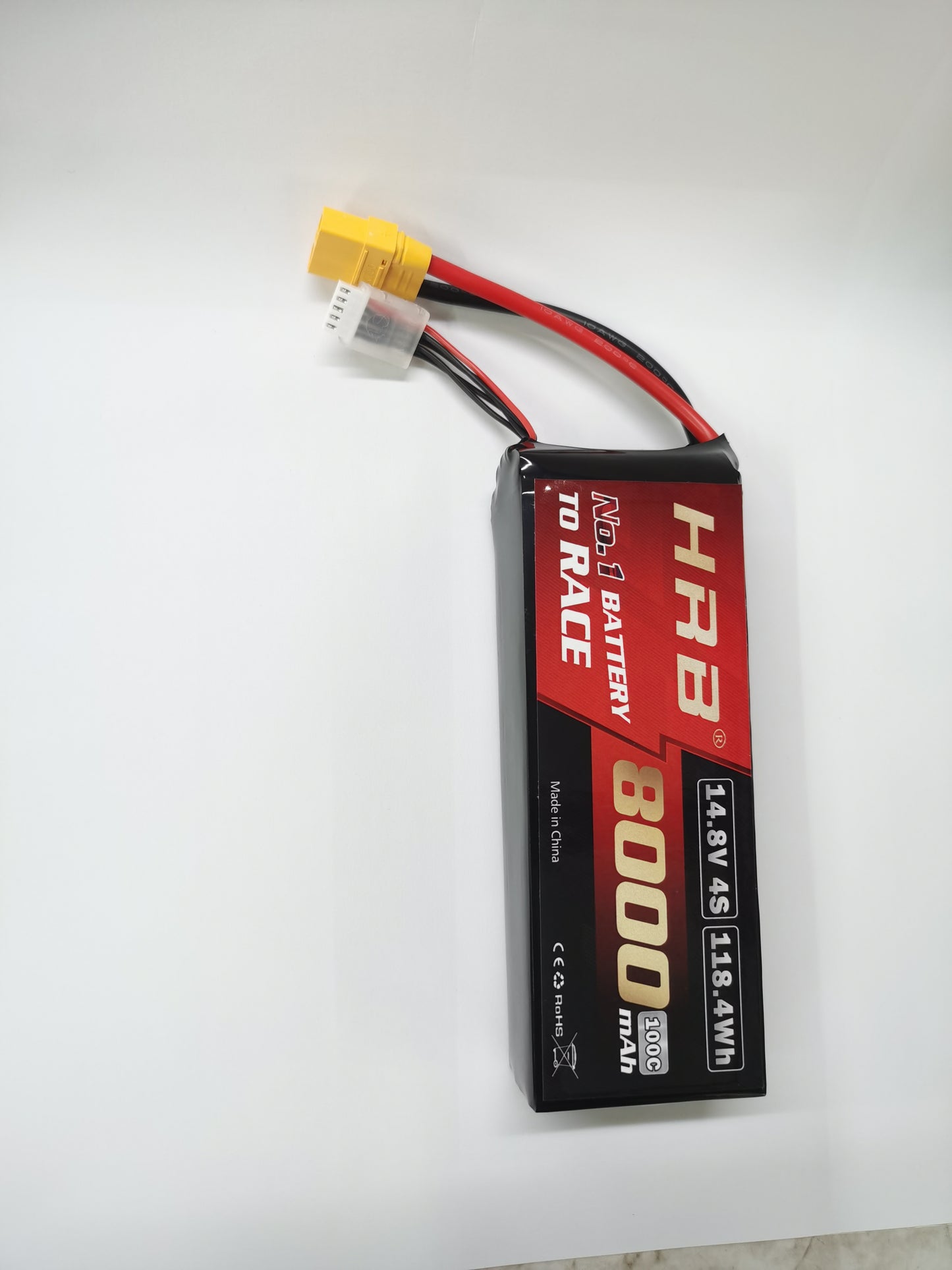 HRB 4S 14.8V 8000mAh 100C Oil Based Disc Lipo Battey