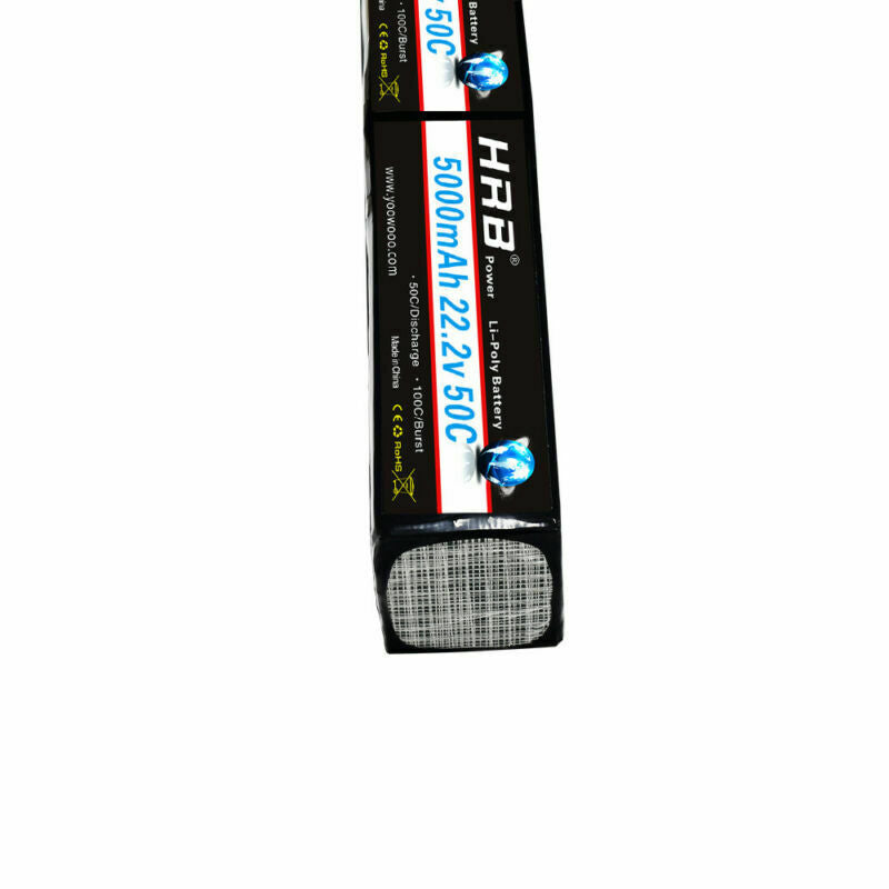 HRB 12S 5000mAh 50C Lipo battery 10AWG with EC5/XT90 Connector