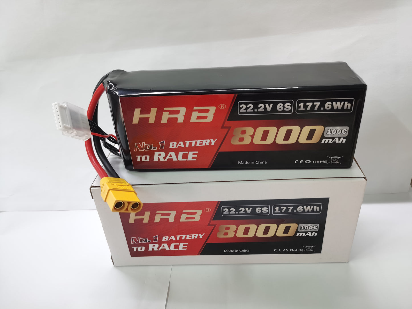 HRB 6S 22.2V 8000mAh 100C  Oil Based  Disc Lipo Battey