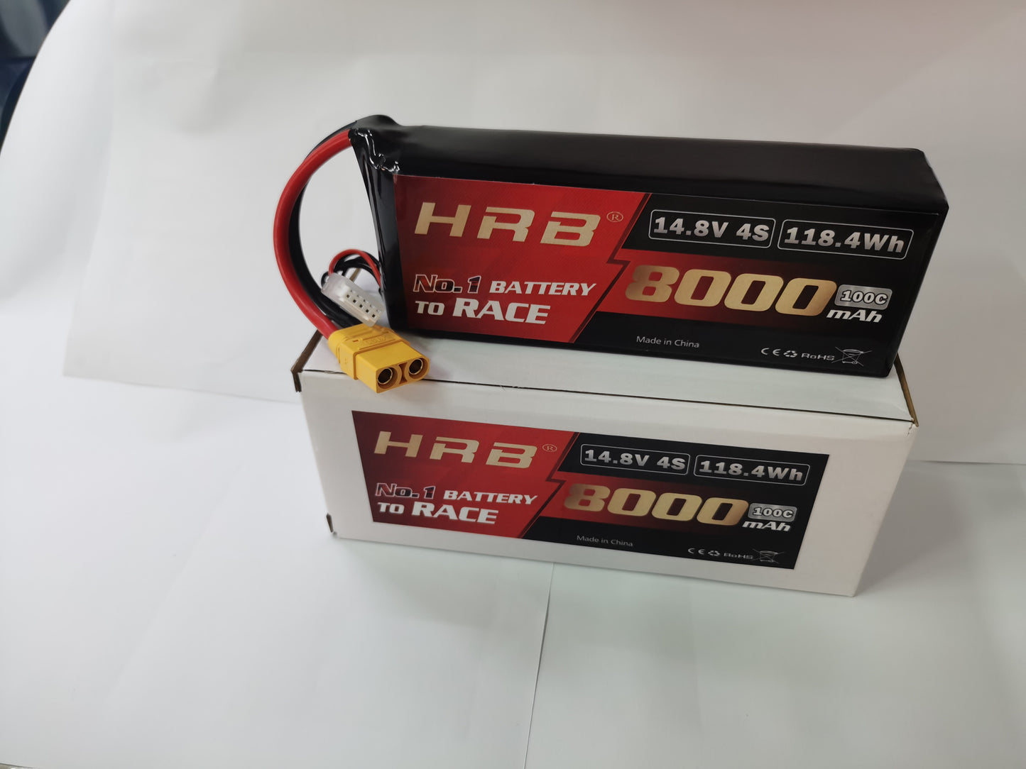 HRB 4S 14.8V 8000mAh 100C Oil Based Disc Lipo Battey