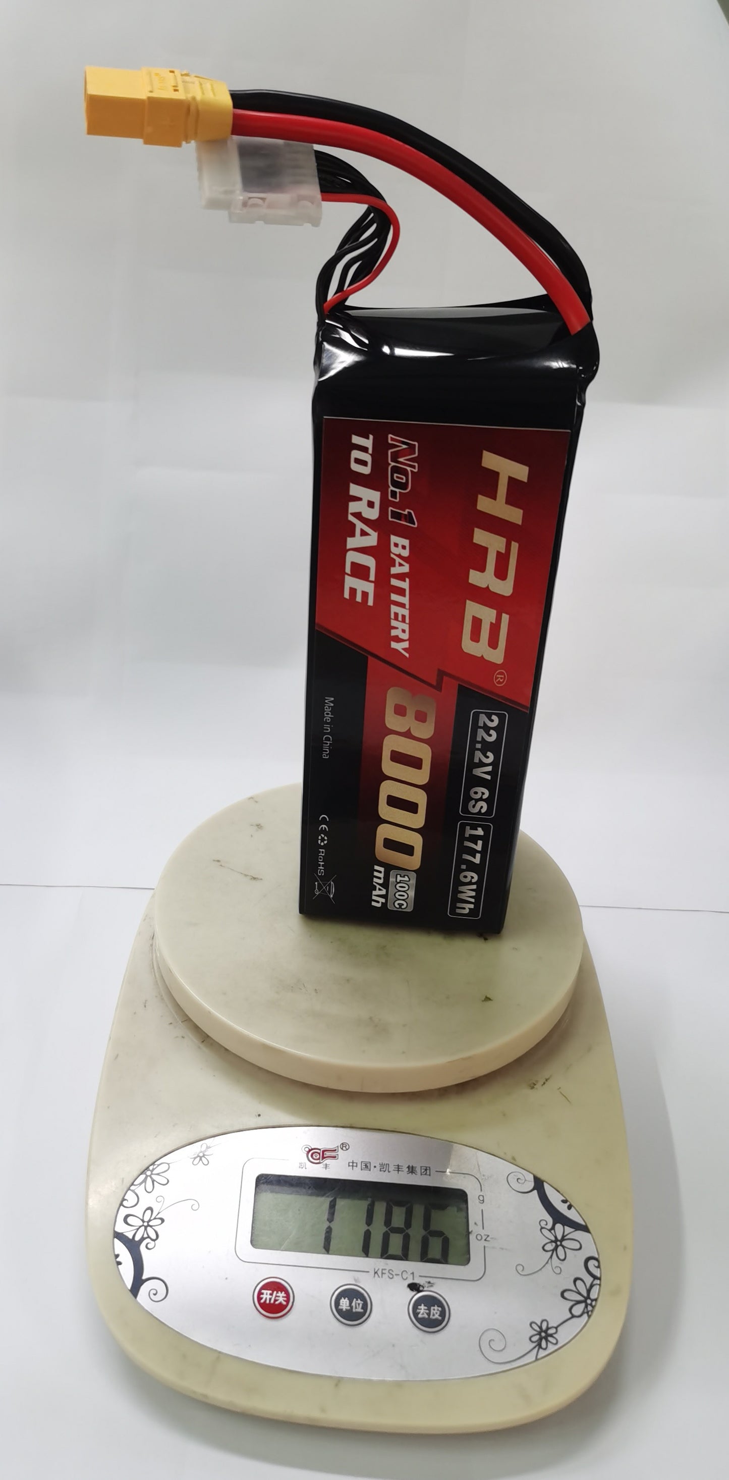 HRB 6S 22.2V 8000mAh 100C  Oil Based  Disc Lipo Battey
