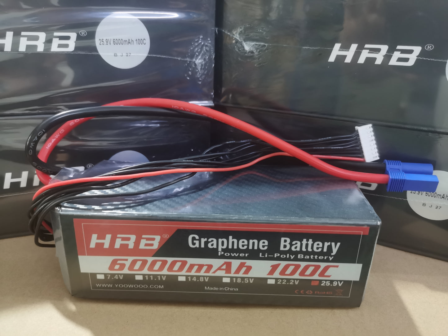 HRB 7S 25.9V 6000mAh 100C GRAPHENE LIPO BATTERY FOR RC Boat Helis