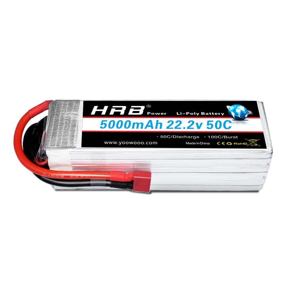 HRB 22.2V 5000mAh 50C with XT90/T/EC5 Plug for RC Quadcopter Helicopter Car Truck Boat