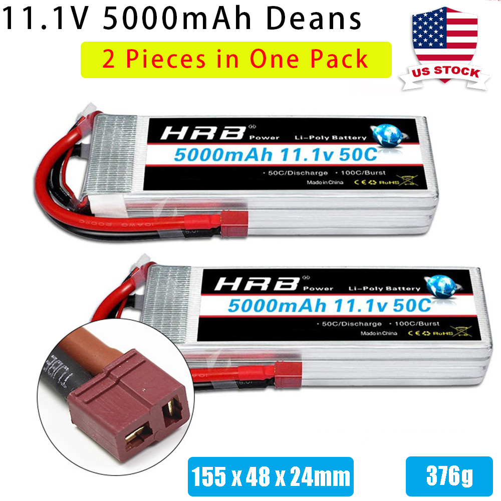 HRB 3s 11.1v 5000mah 50C with TRX/T/XT60/EC5 for RC Traxxas/Car/Truck/Buggy/Boat/ Drone
