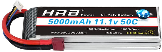 HRB 3s 11.1v 5000mah 50C with TRX/T/XT60/EC5 for RC Traxxas/Car/Truck/Buggy/Boat/ Drone