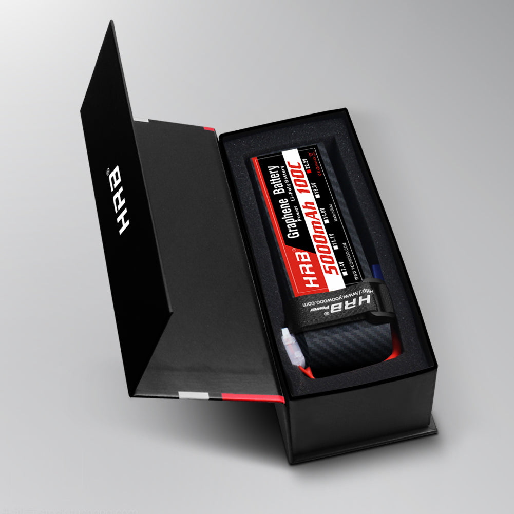 HRB GRAPHENE 6S 22.2V 5000mah 100C EC5 Battery