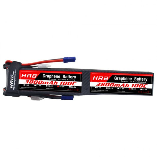 HRB GRAPHENE 10S 3800 37V 100C LIPO BATTERY