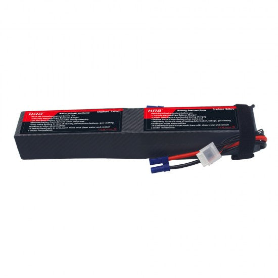 HRB GRAPHENE 12S 5000 44.4V 100C LIPO BATTERY EC5