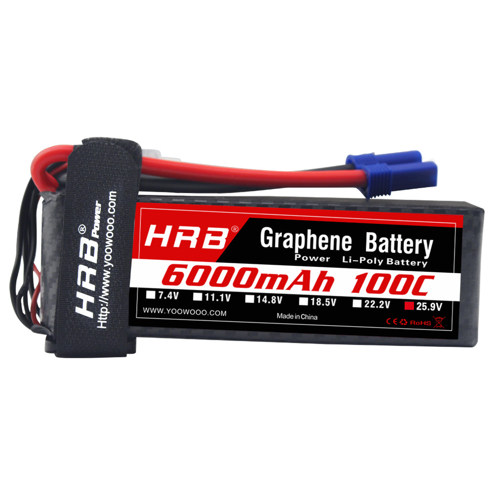 HRB GRAPHENE 7S 6000 25.9V 100C BATTERY EC5