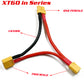 XT60 Plug Extension Parallel/Series Connector Cable 1 Female to 2 Male Adapter RC Lipo