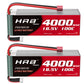 2 pieces HRB 5S 18.5V 4000mAh 100C XT60 Lipo Battery