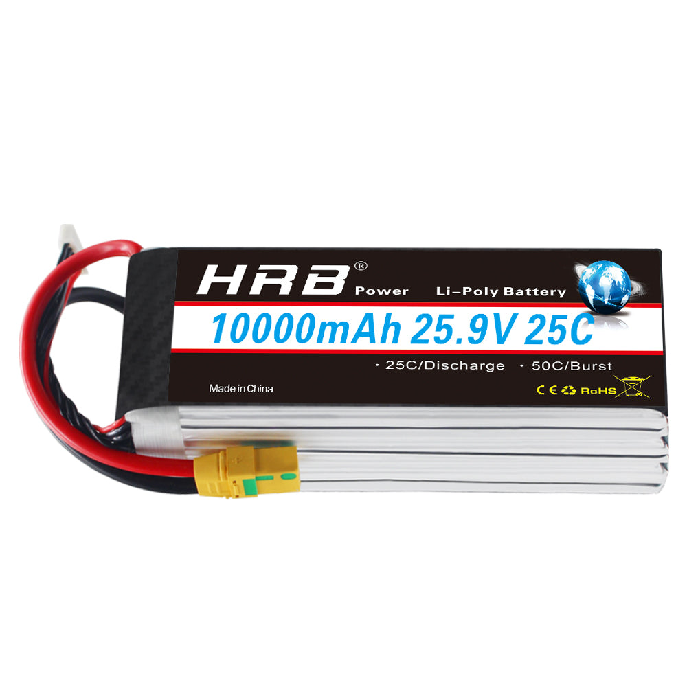 HRB 25.9V 10000MAH 7S lipo battery XT90S XT90 AS150 XT150 for Plane Drone Boat