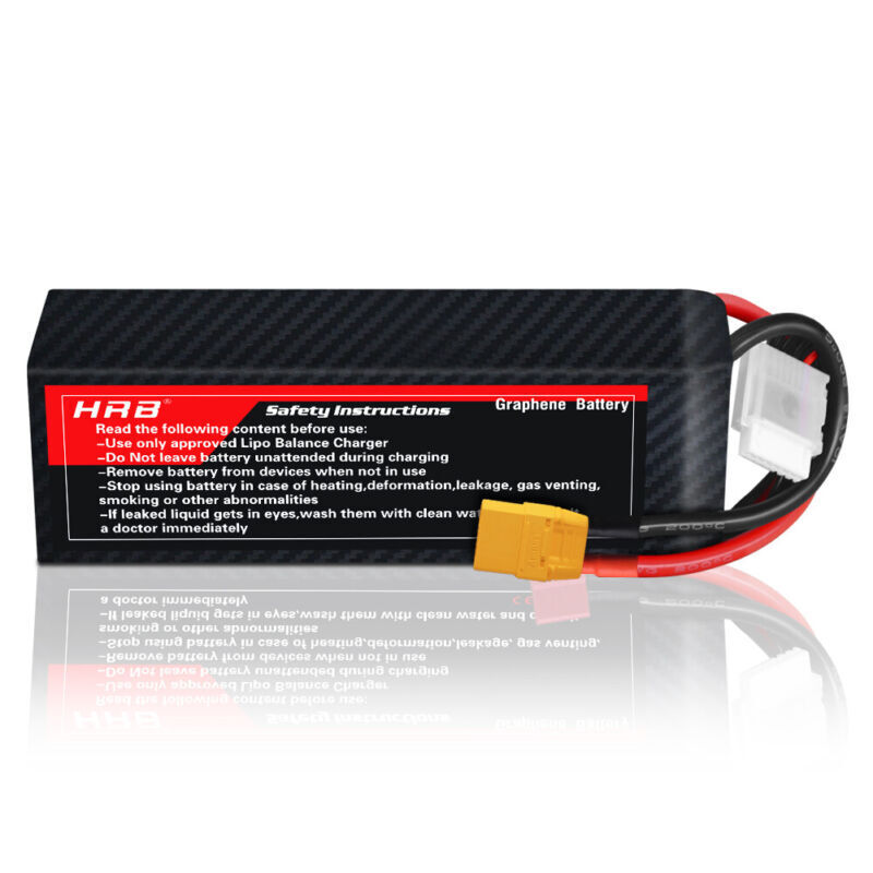 HRB GRAPHENE 6S 6000 22.2V 100C BATTERY EC5/XT90/AS150/XT150