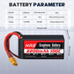 2 pieces HRB Graphene 2S 2200mAh Lipo Battery 100C 7.4V XT60