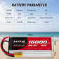 HRB 6S 22.8V 16000mAh 60C Lipo Battery