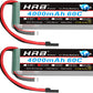 HRB 2PCS 3S Lipo Battery 4000mAh 60C 11.1V RC Lipo Battery TRX