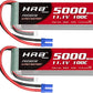 HRB 3S 5000mAh Lipo Battery EC5 100C 11.1V RC Lipo Battery