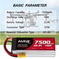 HRB 6S 7500mAh 100C 6S 22.8V HV battery Customizable