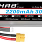 HRB 4S Lipo Battery XT60 14.8V 2200mAh 30C RC Lipo Battery XT60