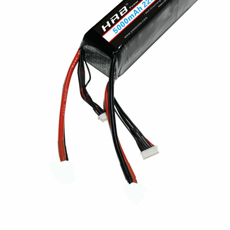 HRB 12S 5000mAh 50C Lipo battery 10AWG with EC5/XT90 Connector