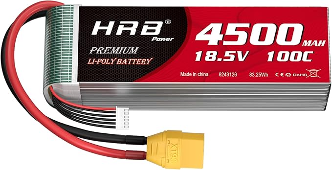 HRB 5S Lipo Battery XT90 18.5V 4500mAh 100C RC Lipo Battery XT90