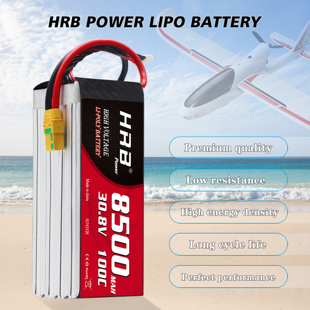 HRB 8S 30.8V 8500mAh HV Lipo Battery