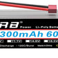 HRB 6S Lipo Battery 3300mAh 22.2V 60C RC Lipo Battery Deans T