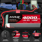 2 pieces HRB 5S 18.5V 4000mAh 100C XT60 Lipo Battery