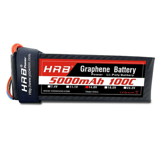 HRB GRAPHENE 4S 14.8V 5000mAh 100C XT90/EC5/XT60  Battery